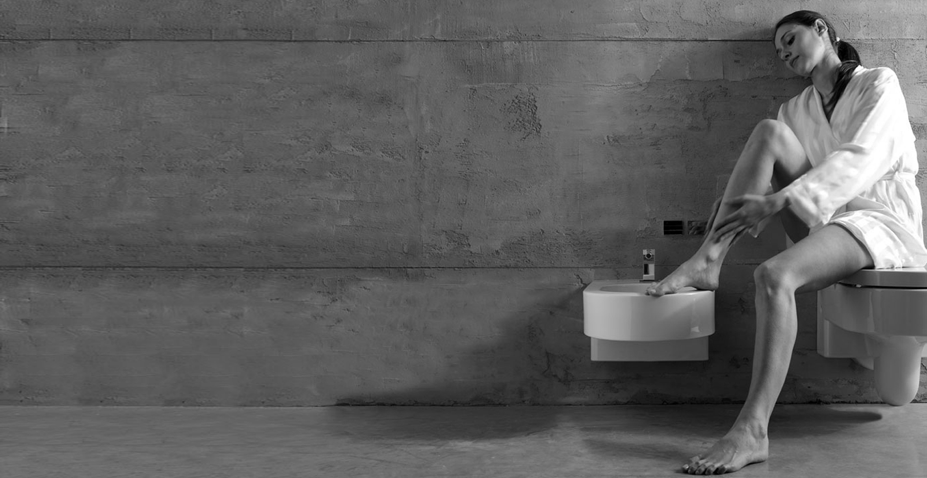 Bathroom deco Ceramic sanitary ware toilet | Collection OpenSpace | Design by Antonio Pascale for Ceramica Globo