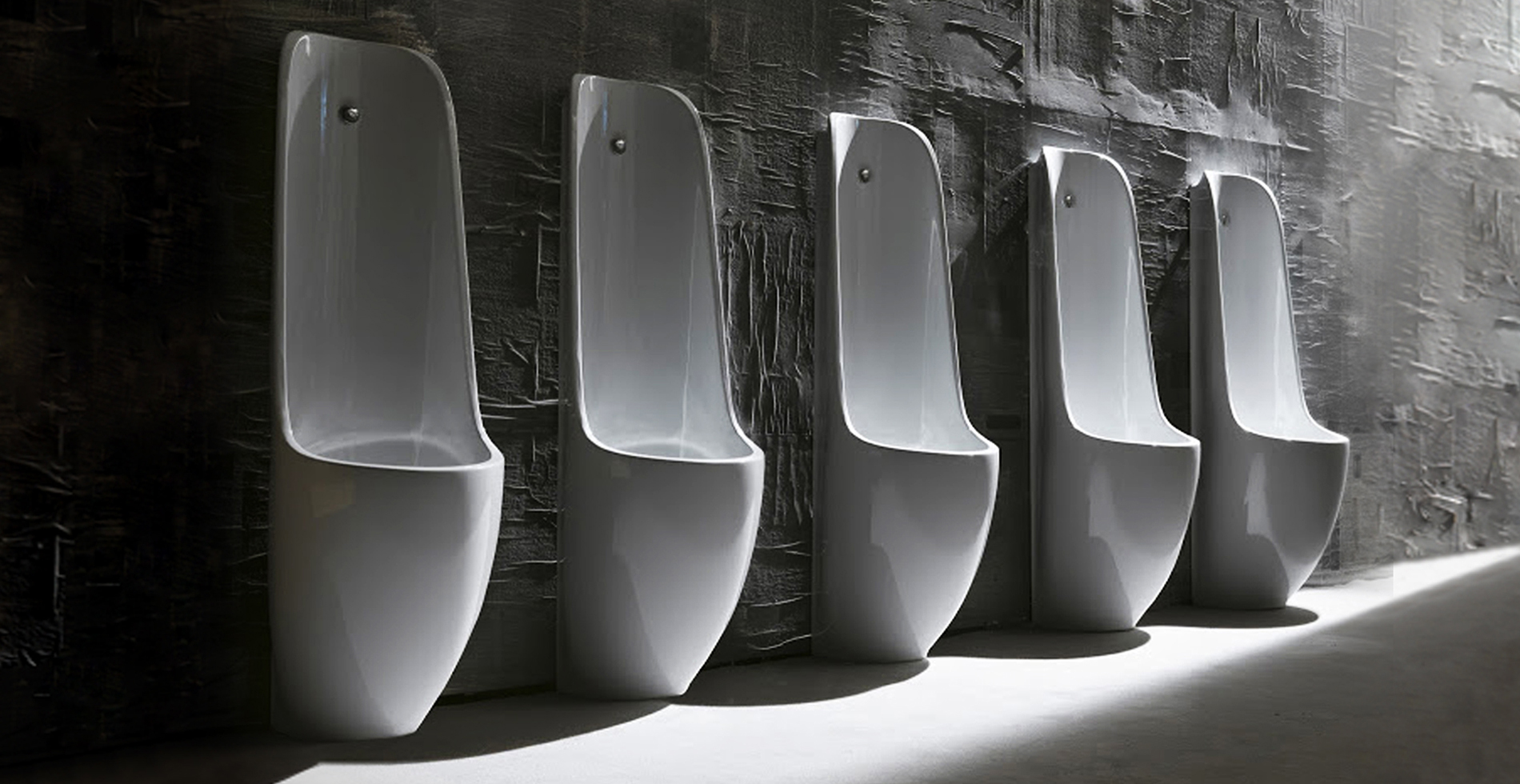 Sketch Ergo ceramic urinal - Antonio Pascale Design for Galassia